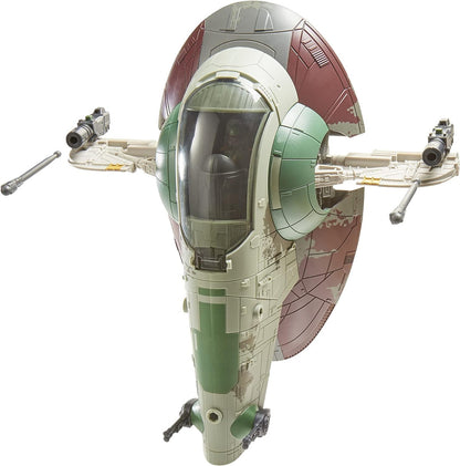 Star Wars Mission Fleet Starship Skirmish - Boba Fett Action Figure and Firespray Starship
