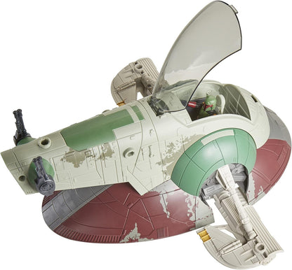 Star Wars Mission Fleet Starship Skirmish - Boba Fett Action Figure and Firespray Starship