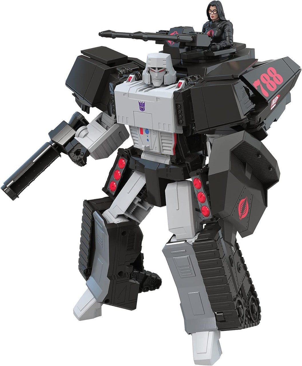 Transformers Generations Collaborative: G.I. Joe Mash-Up, Megatron H.I.S.S. Tank with Cobra Baroness