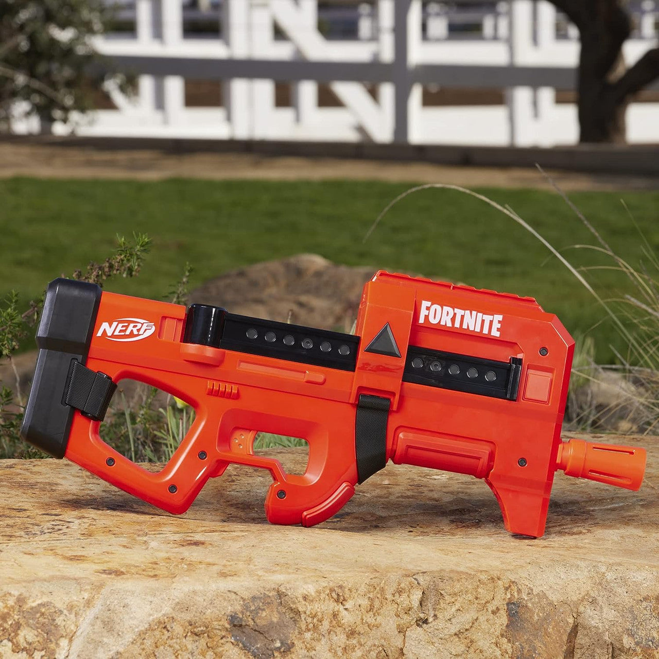 NERF Fortnite Compact SMG Motorized Blaster, Red