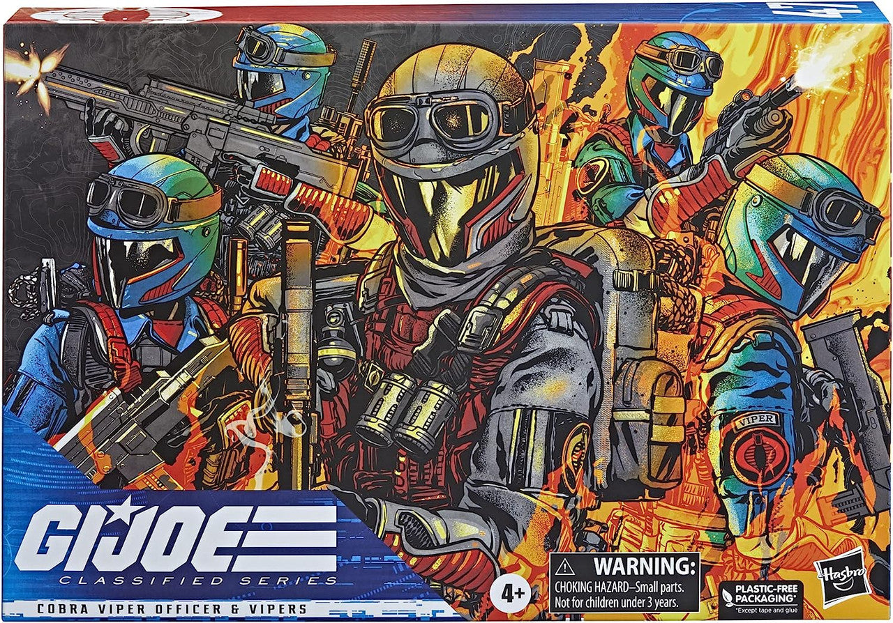 G.I. Joe Classified Series Cobra Viper Officer & Vipers Figures