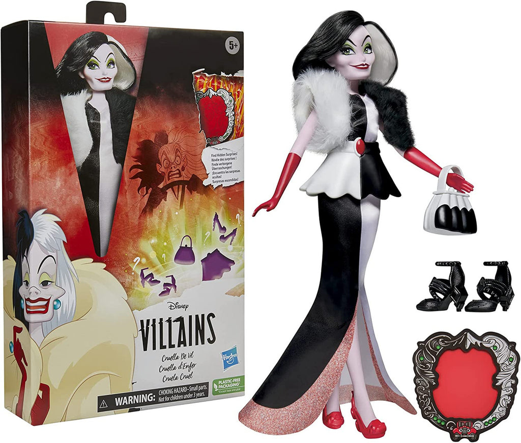 Disney Villains Cruella De Vil Fashion Doll