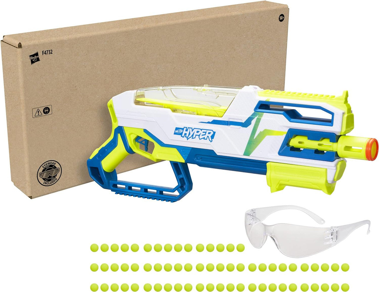NERF Hyper Bundle, Siege-50 Pump-Action Blaster