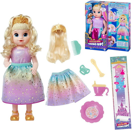Baby Alive Princess Ellie Grows Up! Blonde Doll