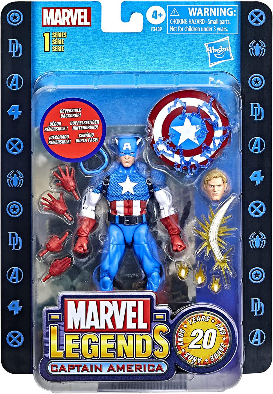 Marvel Legends 20th Anniversary Series 1 Captain America 6-inch Action Figure