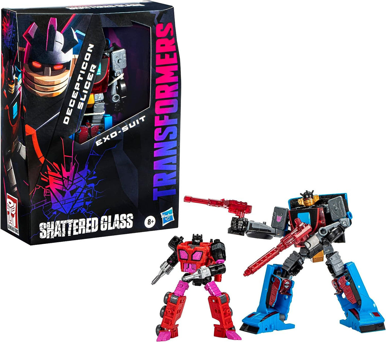 Transformers Shattered Glass Collection: Decepticon Slicer with Exo-Suit