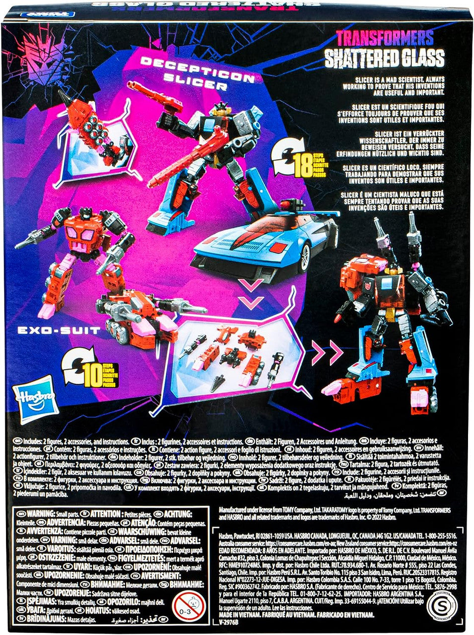Transformers Shattered Glass Collection: Decepticon Slicer with Exo-Suit