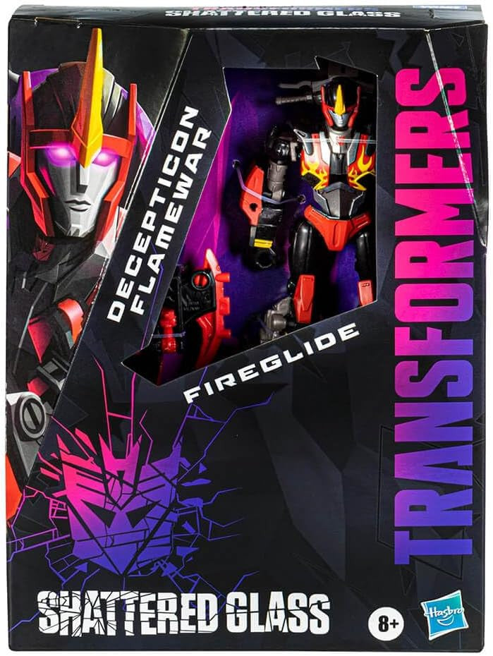 Transformers Shattered Glass Collection: Decepticon Flamewar with Fireglide