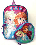 Frozen Elsa and Anna School Backpack Set