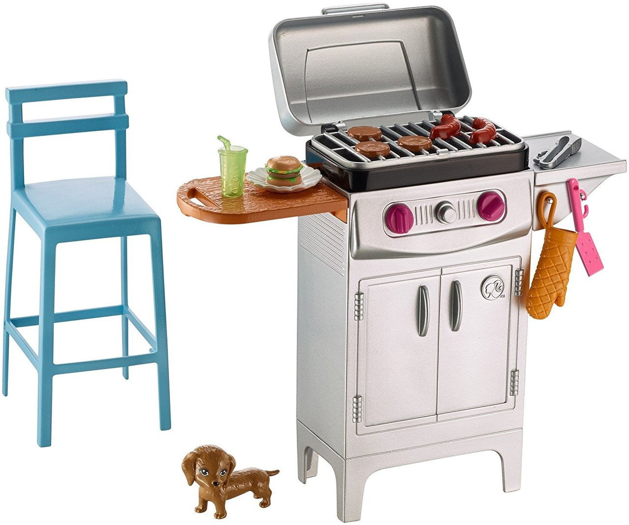Barbie BBQ Grill Furniture & Accessory Set