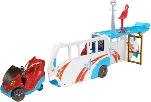DC Super Hero Girls Action Doll Feature Bus