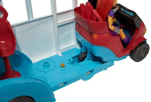DC Super Hero Girls Action Doll Feature Bus