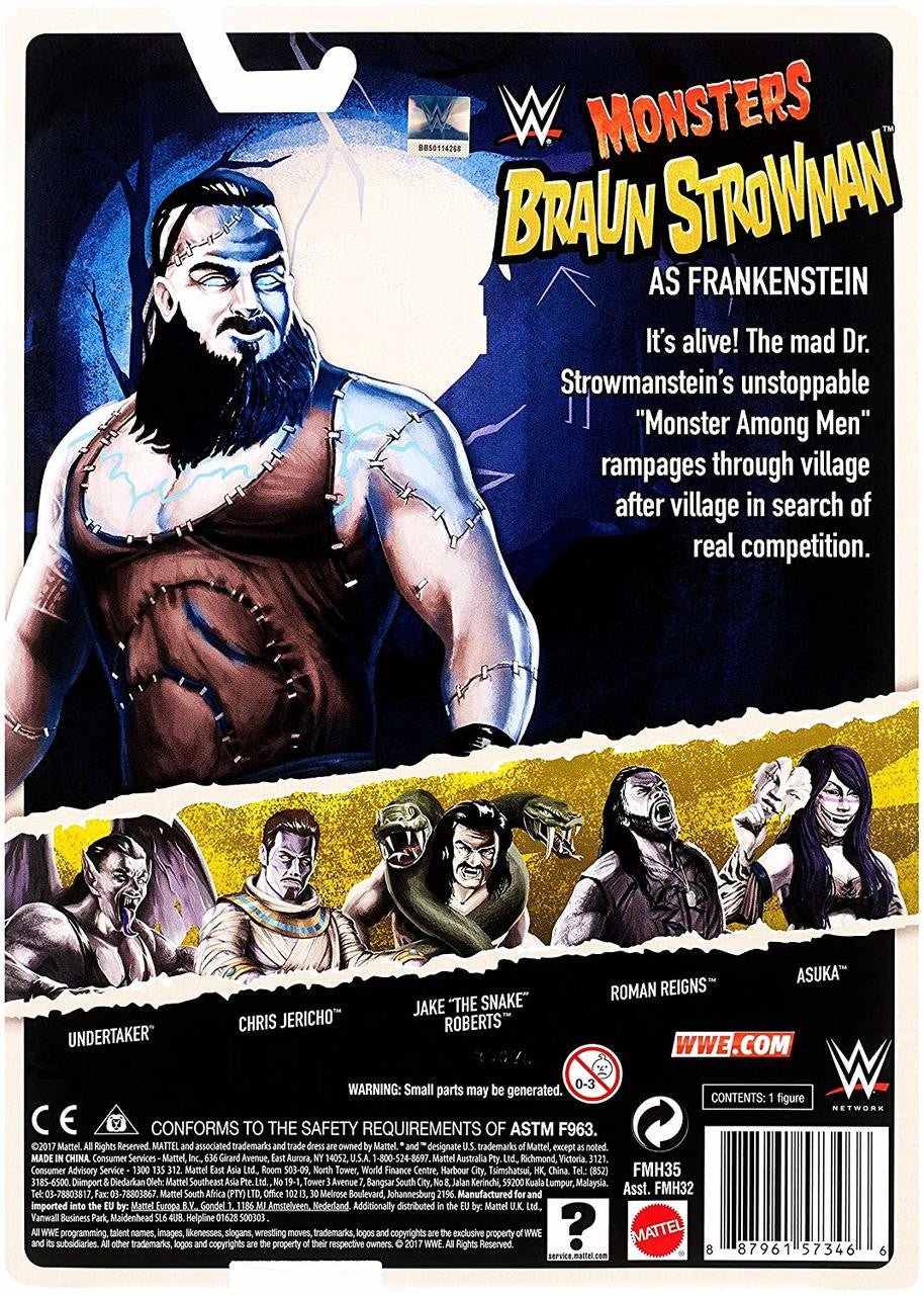 WWE Monsters Braun Strowman as Frankenstein Action Figure