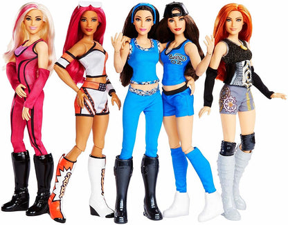 WWE Superstars Collection Fashion Dolls, 5 pack