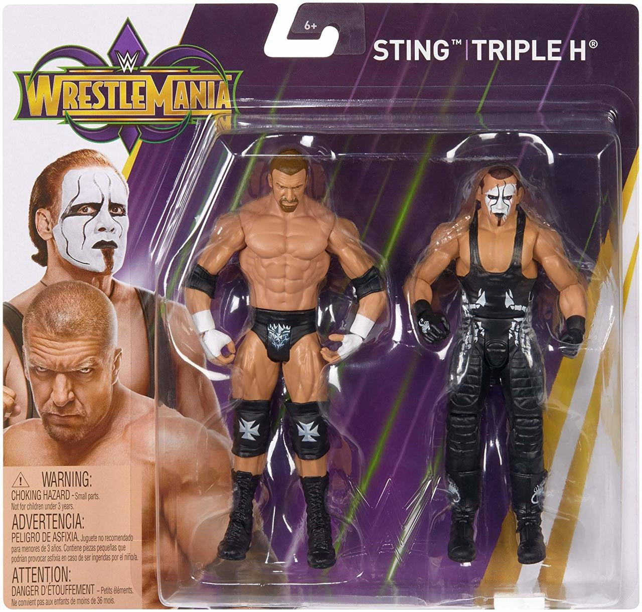 WWE Sting  and Triple H 2pk figure