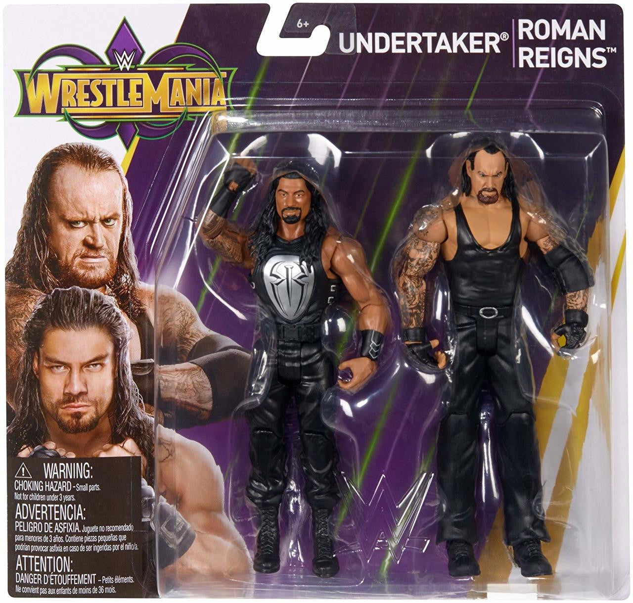 WWE Roman Reigns and Undertaker 2pk figure