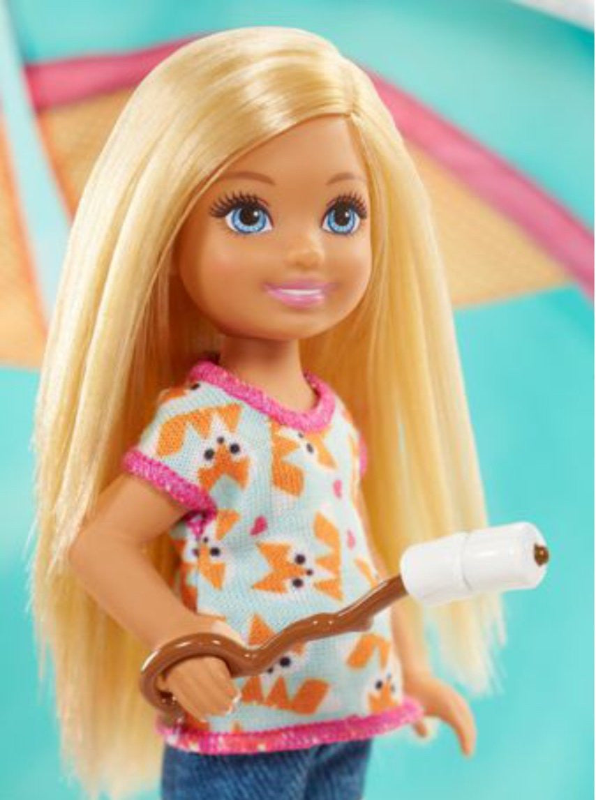 Barbie Camping Fun Skipper and Chelsea Playset