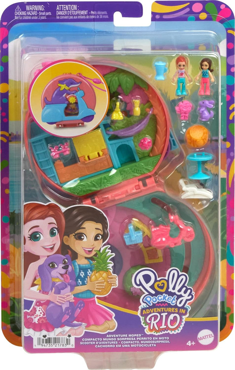 Polly Pocket Dolls & Playset, Adventure Moped