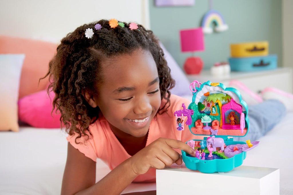 Polly Pocket Dolls & Playset, Peacock Garden