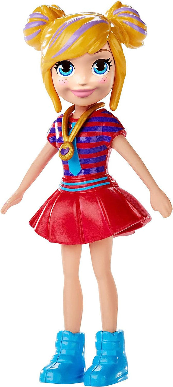 Polly Pocket Doll With Trendy Outfit (Random)