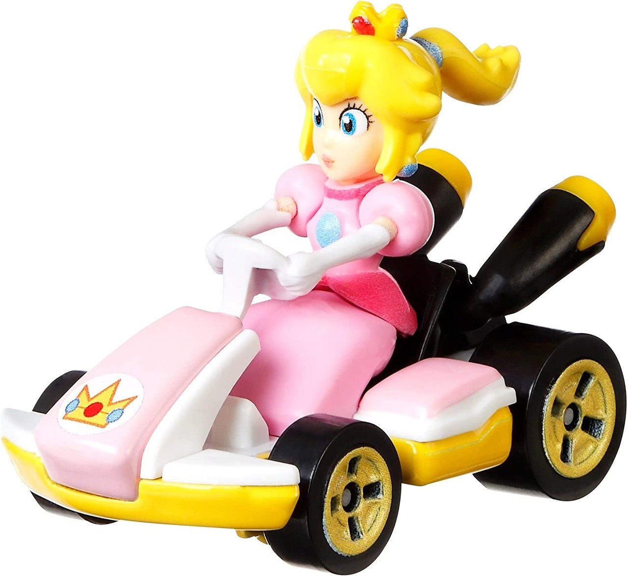 Hot Wheels Mario Kart Peach with Standard Kart Vehicle