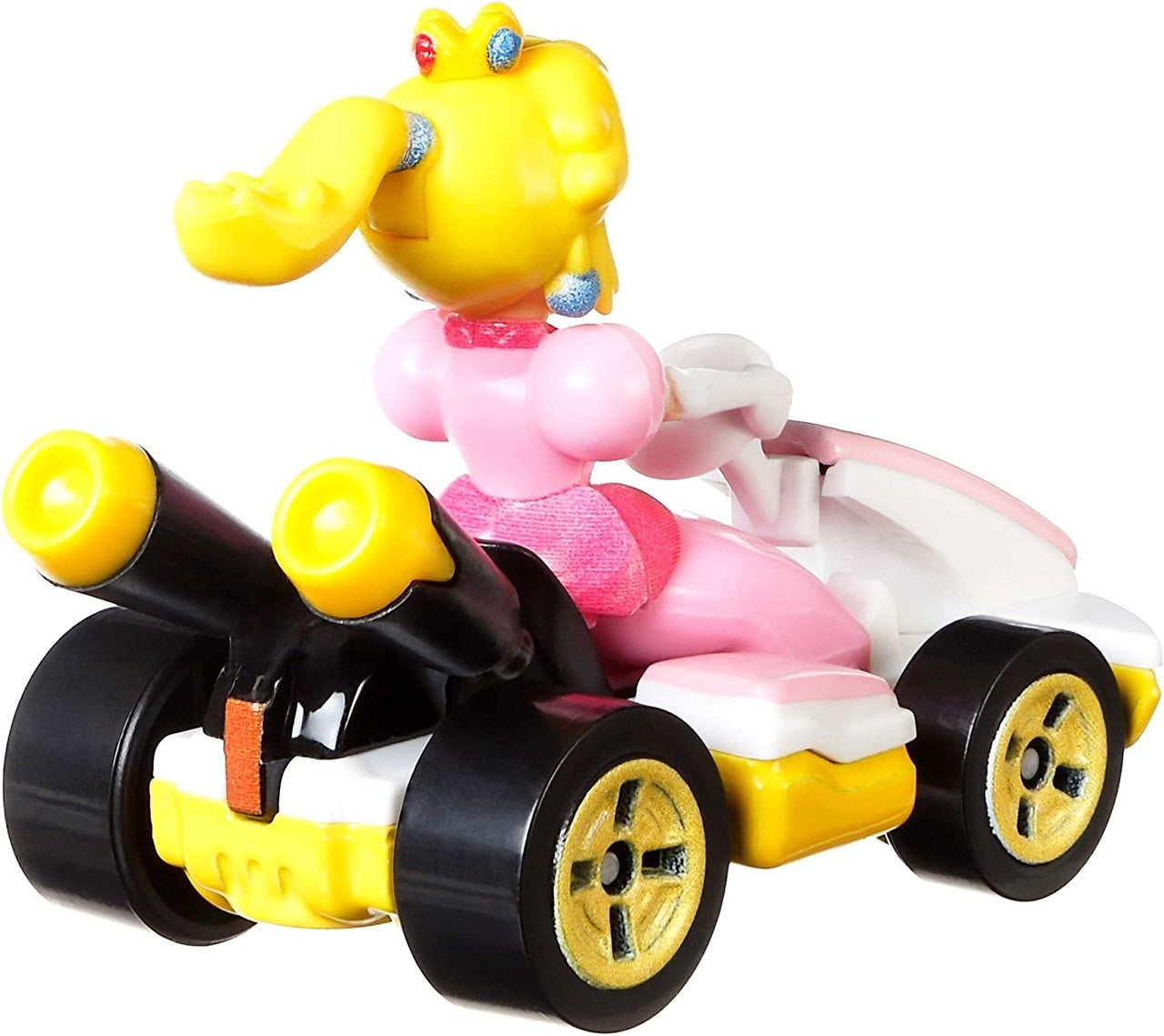 Hot Wheels Mario Kart Peach with Standard Kart Vehicle