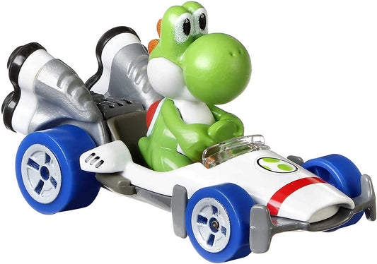 Hot Wheels Mario Kart Yoshi Standard Kart Vehicle