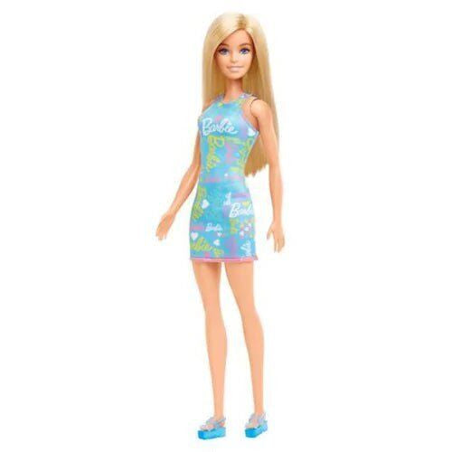 Barbie Blonde in Blue Dress