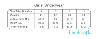 Disney Moana Girls 7-Pack Briefs – 100% Cotton Character Underwear Set