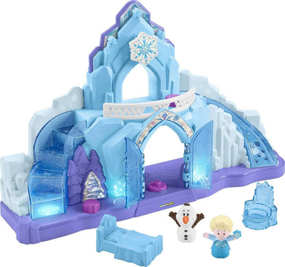 Fisher-Price Little People Toddler Playset Disney Frozen Elsa’s Ice Palace Musical Toy