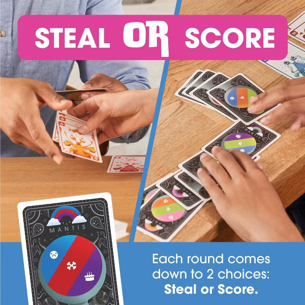 Exploding Kittens Mantis Card Game, A Colorfully Cutthroat Game of Rainbows and Revenge for Kids, Teens & Adults, Ages 7+, 2-6 Players