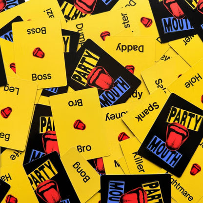 Party Mouth by Cards Against Humanity, The Fast-Paced Adult Party Game of Shouting Obscenities, Ages 17+, 4 to 20+ Players