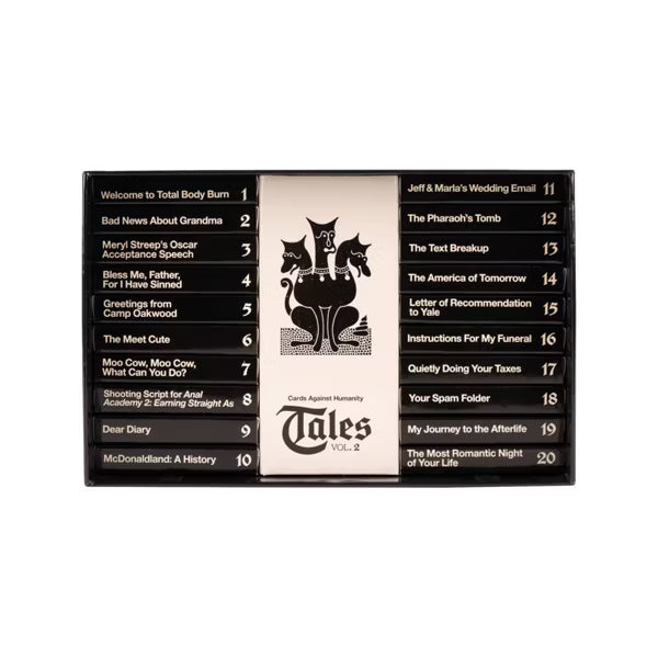 Cards Against Humanity Twists: Tales Vol. 2, A Fill-in-the-Blank Story Party Game for Horrible People, Ages 17+, 2+ Players