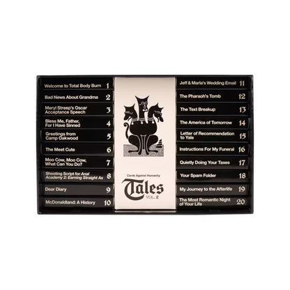 Cards Against Humanity Twists: Tales Vol. 2, A Fill-in-the-Blank Story Party Game for Horrible People, Ages 17+, 2+ Players