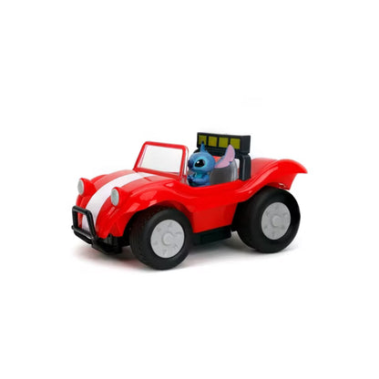 Disney Stitch Buggy 1:24 Scale R/C Car, 2.4 GHz Full-Function Remote Control Vehicle with Turbo Boost & Built-In Stitch Figure, Ages 6+