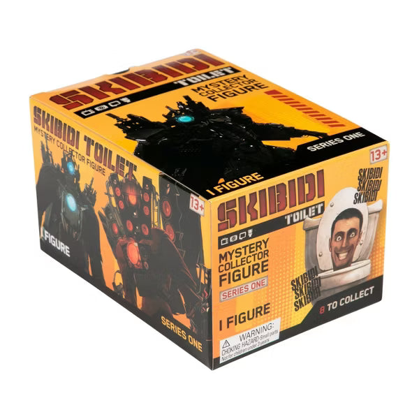 Skibidi Toilet Mystery Collector Figure Series 1, Official 4.5" Blind Box Vinyl Action Figure, Collectible Surprise Toy