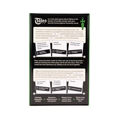 Cards Against Humanity Twists: Tales Vol. 2, A Fill-in-the-Blank Story Party Game for Horrible People, Ages 17+, 2+ Players