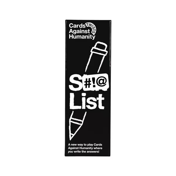 Cards Against Humanity Twists: Sh** List, Standalone Party Card Game Where You Write the Answers, Adult Party Game for Game Night