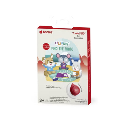 tonies Tonieplay Set Lalalinos: Find the Photo Audio Game & Controller Set for Toniebox 2, Interactive Screen-Free Game for Kids Ages 3+
