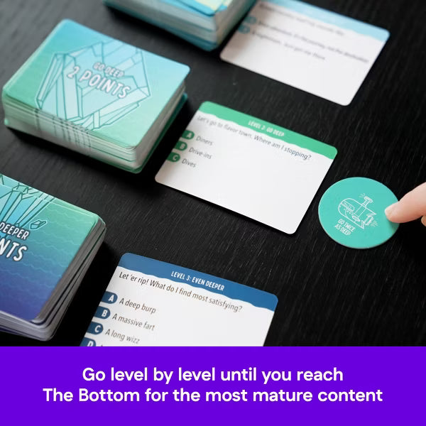 Spin Master Games Just the Tip Adult Party Card Game, Explore the Depths of Your Friendships Hilarious Icebreaker Game for Ages 18+, 2-8 Players