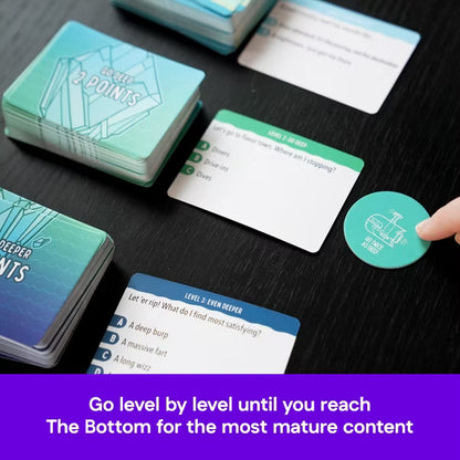Spin Master Games Just the Tip Adult Party Card Game, Explore the Depths of Your Friendships Hilarious Icebreaker Game for Ages 18+, 2-8 Players