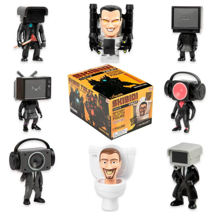 Skibidi Toilet Mystery Collector Figure Series 1, Official 4.5" Blind Box Vinyl Action Figure, Collectible Surprise Toy