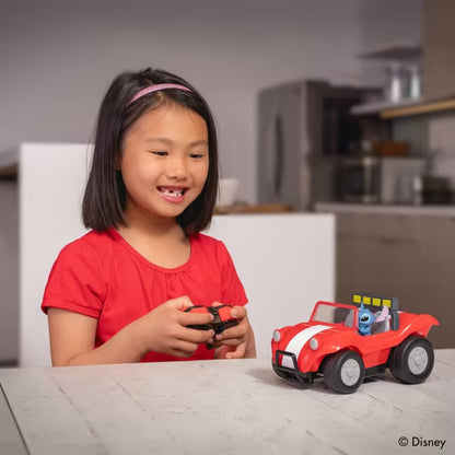Disney Stitch Buggy 1:24 Scale R/C Car, 2.4 GHz Full-Function Remote Control Vehicle with Turbo Boost & Built-In Stitch Figure, Ages 6+