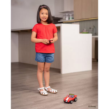 Disney Stitch Buggy 1:24 Scale R/C Car, 2.4 GHz Full-Function Remote Control Vehicle with Turbo Boost & Built-In Stitch Figure, Ages 6+