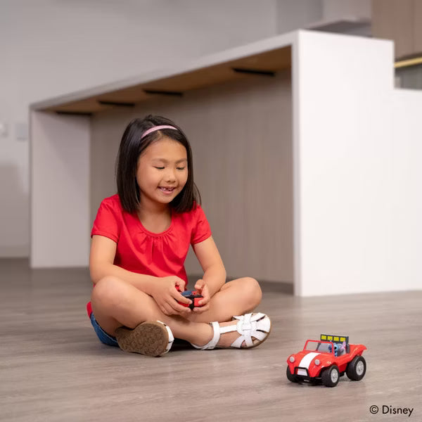Disney Stitch Buggy 1:24 Scale R/C Car, 2.4 GHz Full-Function Remote Control Vehicle with Turbo Boost & Built-In Stitch Figure, Ages 6+