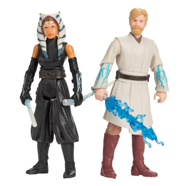 Star Wars Epic World of Action Force Masters Pack, 4" Collectible Action Figure 5-Pack with Lightsabers & Power of the Force Effects