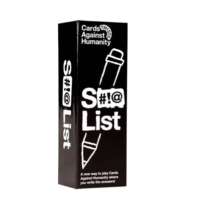 Cards Against Humanity Twists: Sh** List, Standalone Party Card Game Where You Write the Answers, Adult Party Game for Game Night