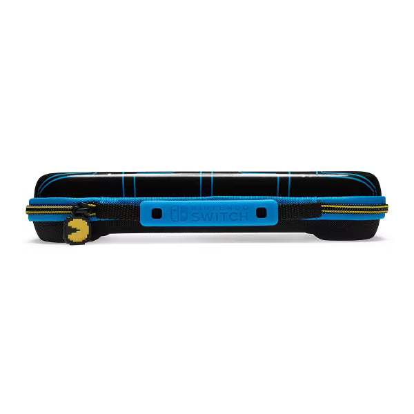 PAC-MAN Retro Arcade Protection Case for Nintendo Switch, OLED & Lite Hard Shell Travel Case with Game Storage, Black & Neon Blue