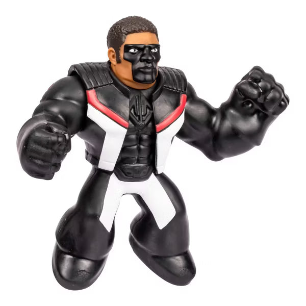 DC Superman Mr. Terrific Stretchy Heroes Action Figure, 4.5" Squishy Super Hero Toy by Moose Toys, Ages 4+