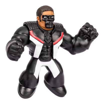 DC Superman Mr. Terrific Stretchy Heroes Action Figure, 4.5" Squishy Super Hero Toy by Moose Toys, Ages 4+